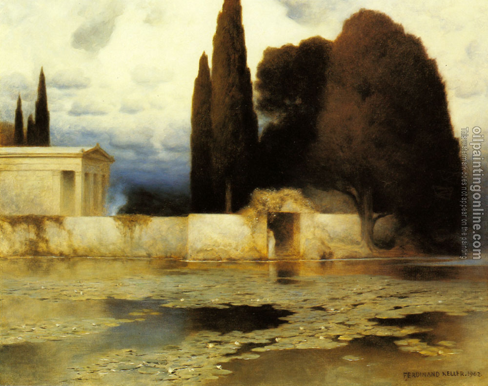 Ferdinand Keller - A Classical Landscape